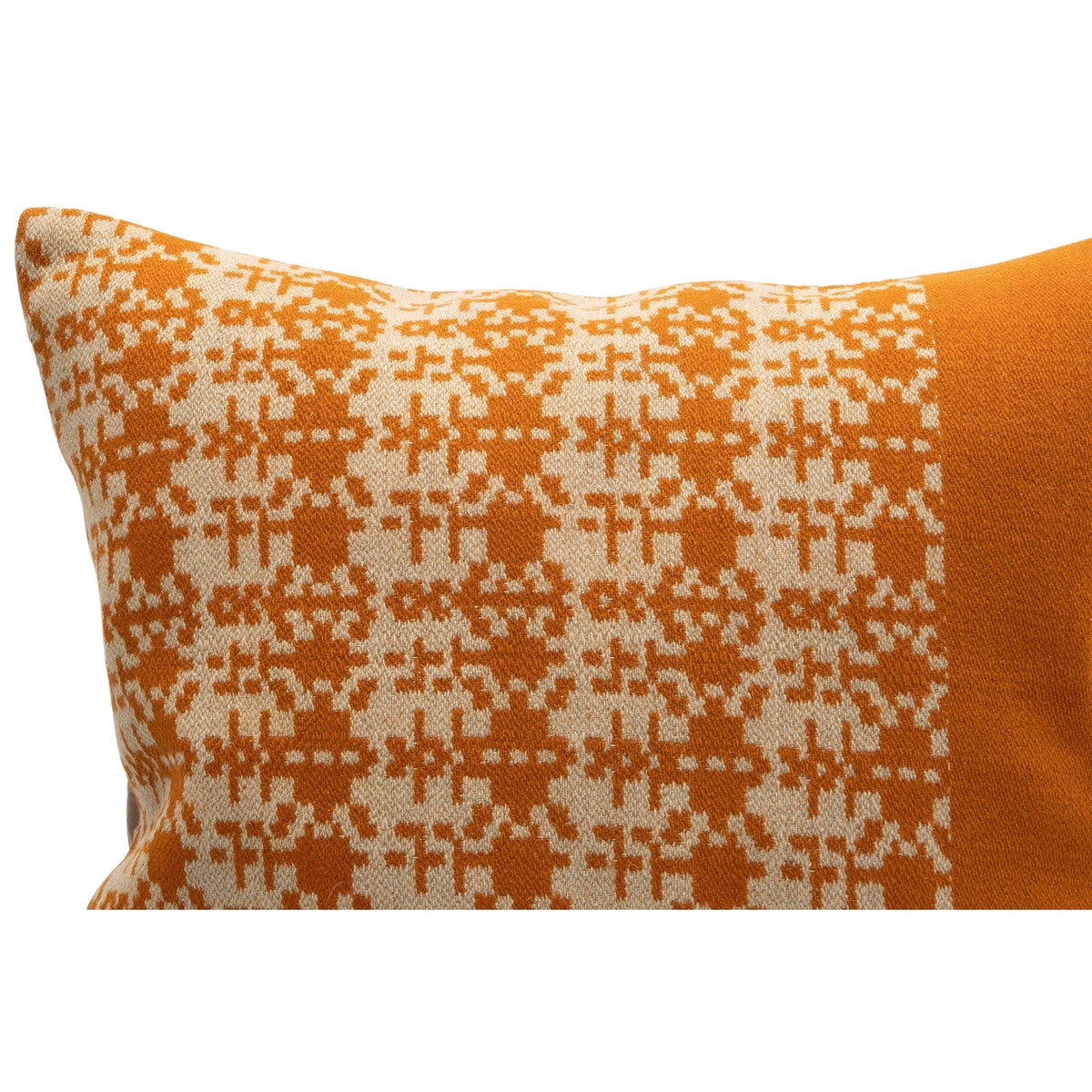 Handmade Orange Kilim Pillow Cover 20" x 20"