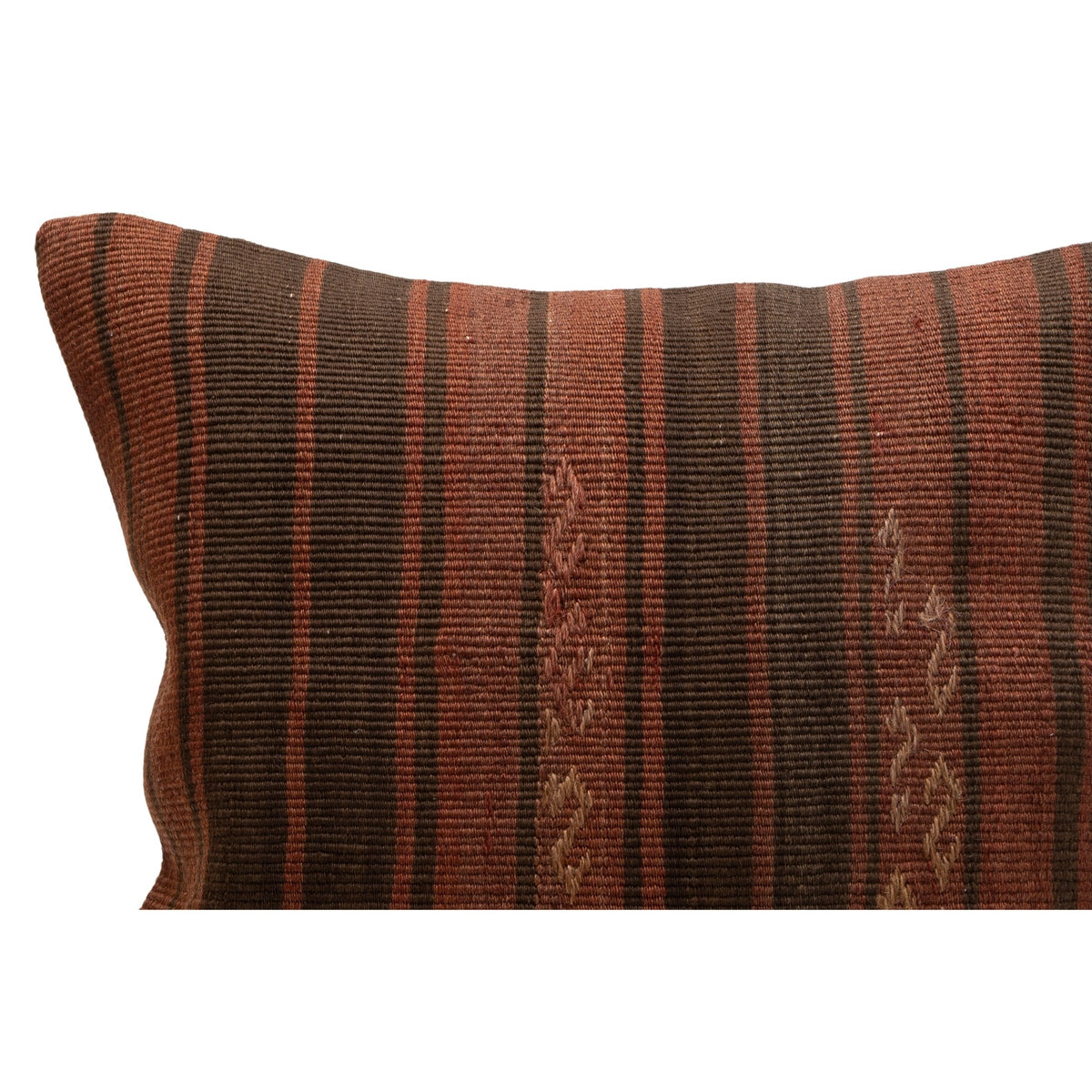 Handwoven Striped Kilim Pillow Cover 16" x 16"