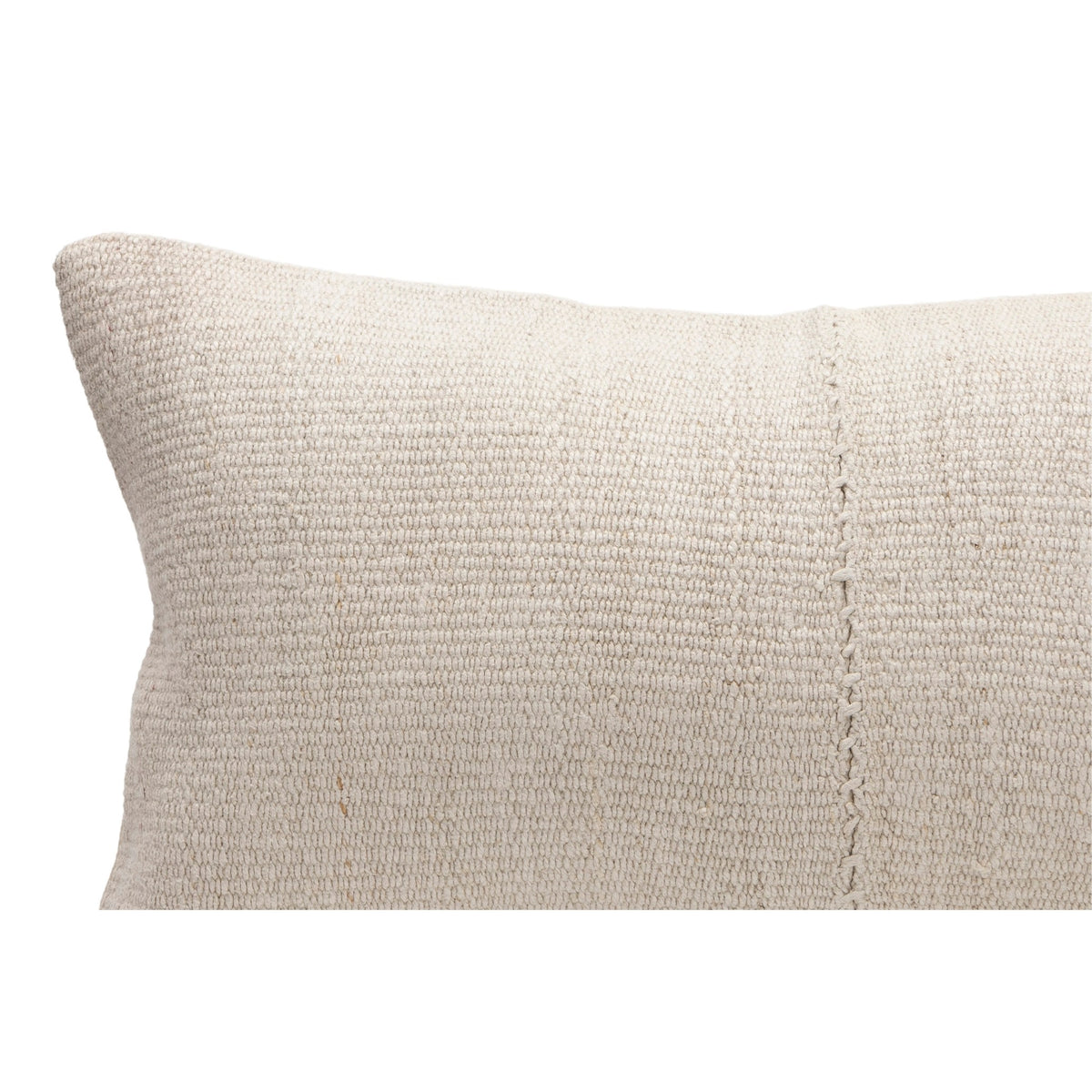 Neutral Handmade Hemp Cushion Cover 12" x 20"