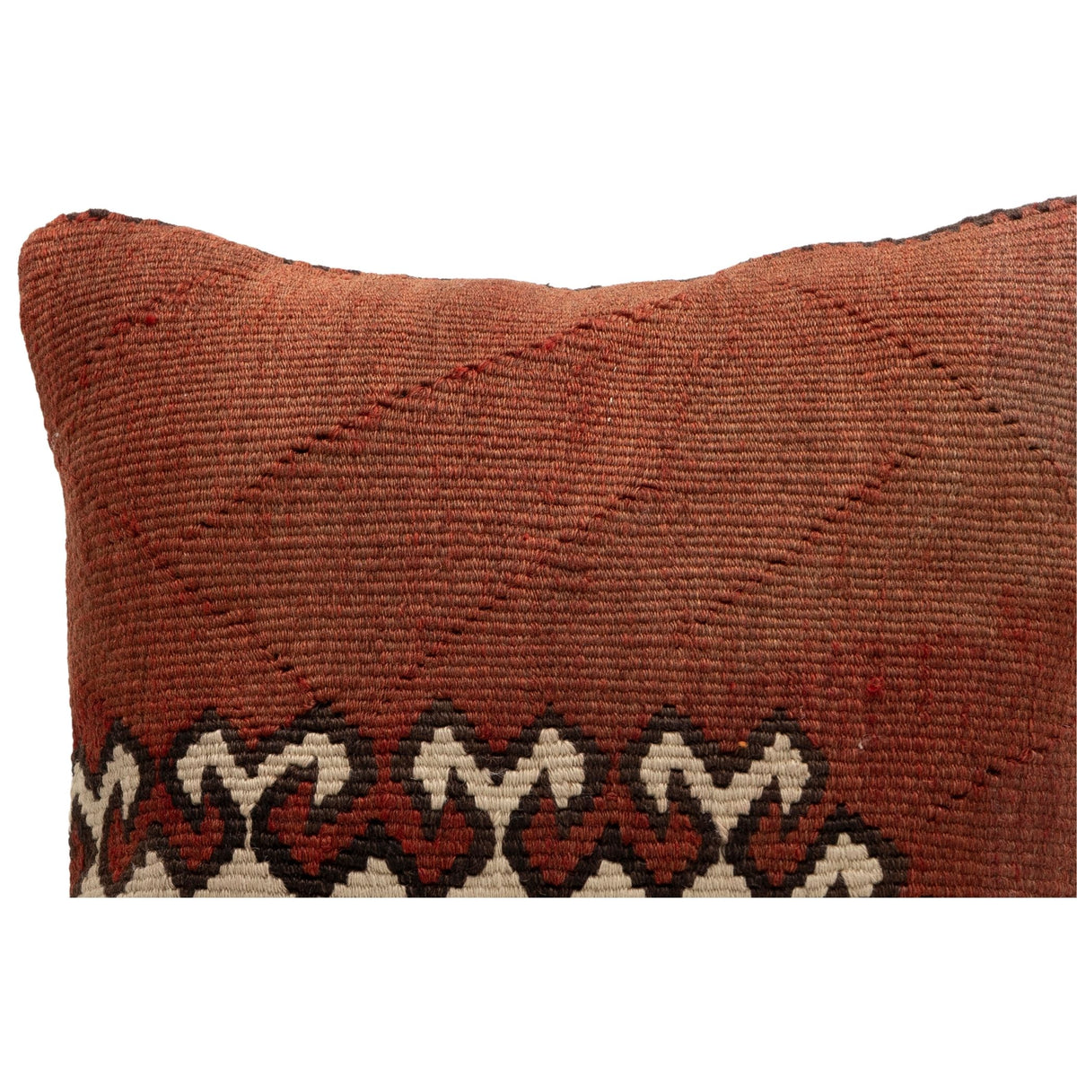 Handmade Kilim Throw Pillow Cover 16" x 16"