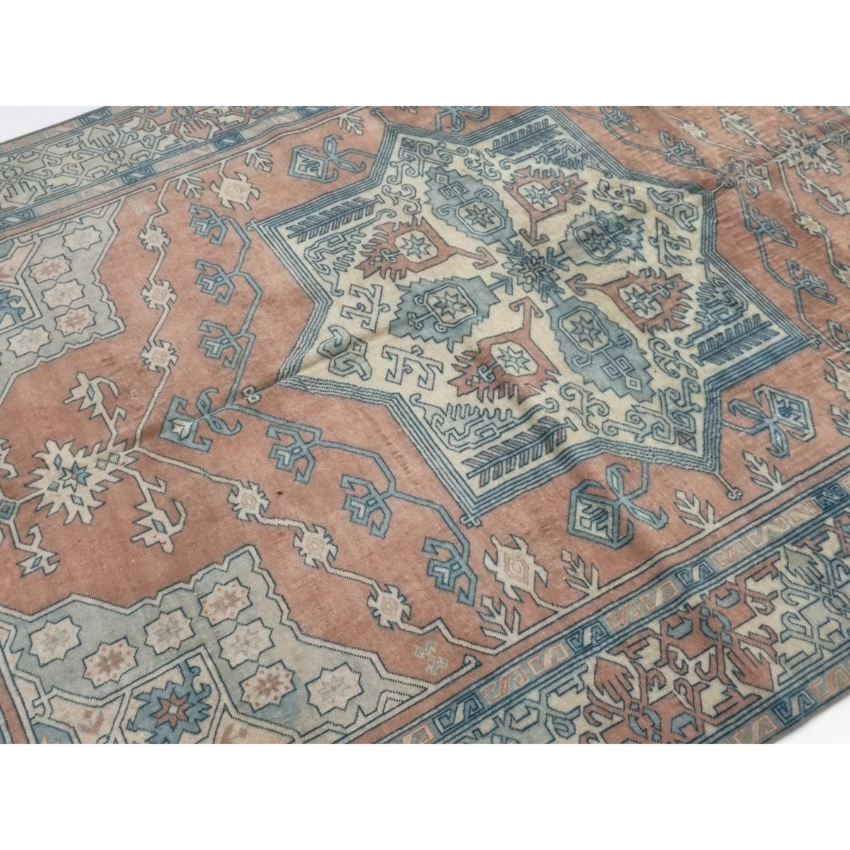 Serdang - (6'9'' x 9'6'') Vintage Turkish Rug