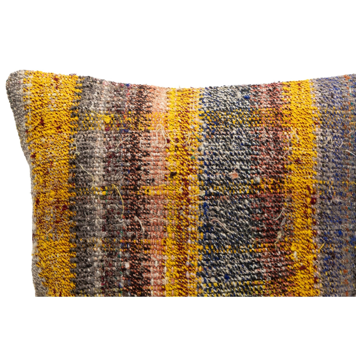 Handwoven Vintage Kilim Pillow Case 16" x 16"