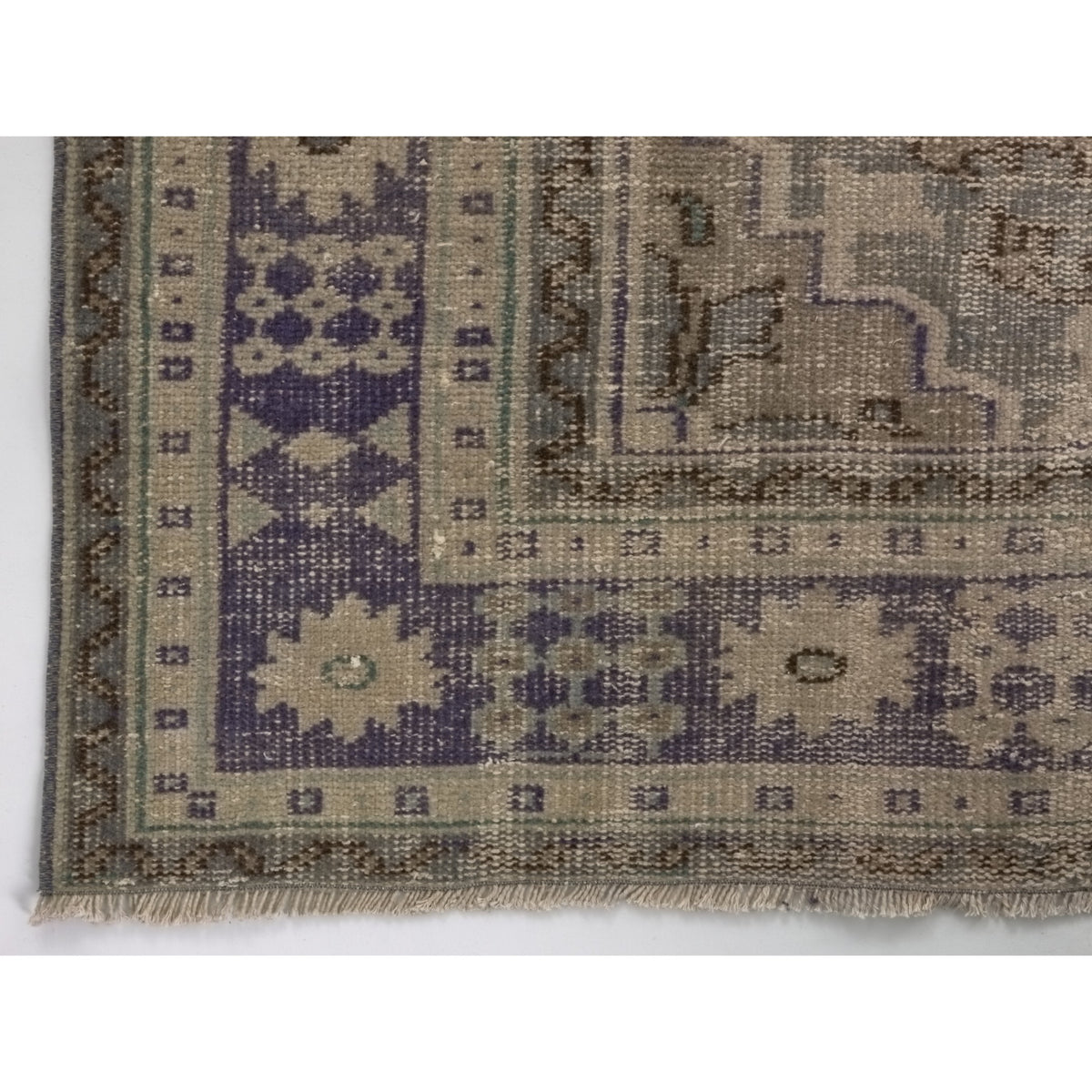 Gentina - (7'1'' x 10'8'') Vintage Turkish Rug