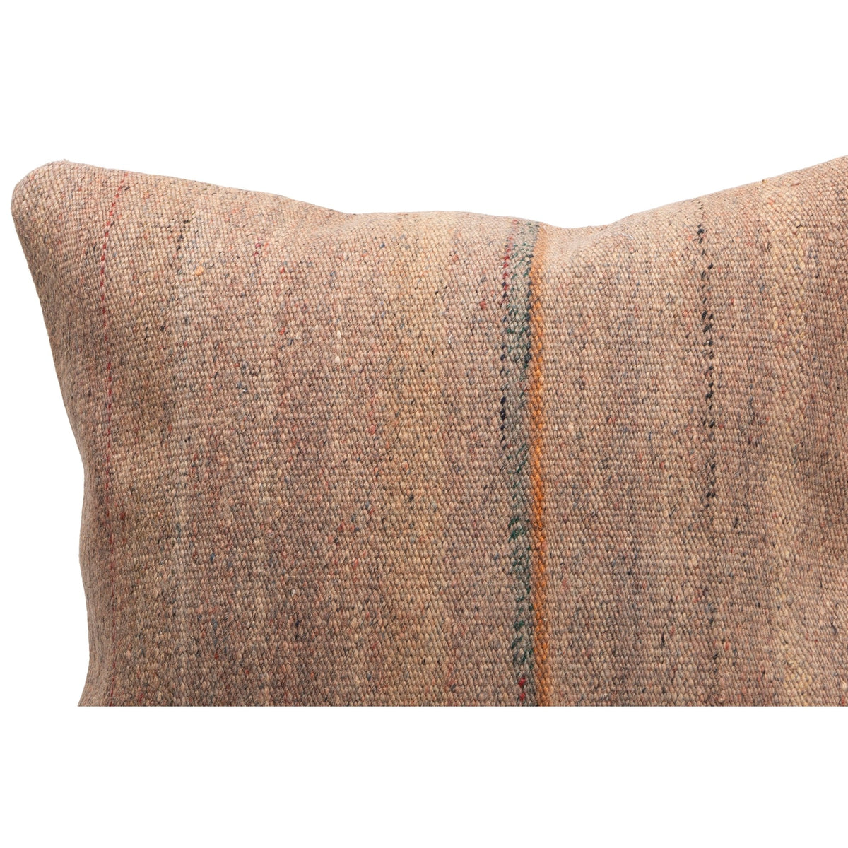 24" x 24" Handwoven Neutral Kilim Pillow Cover