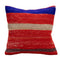 Vintage Striped Kilim Throw Pillow Cover 16" x 16"