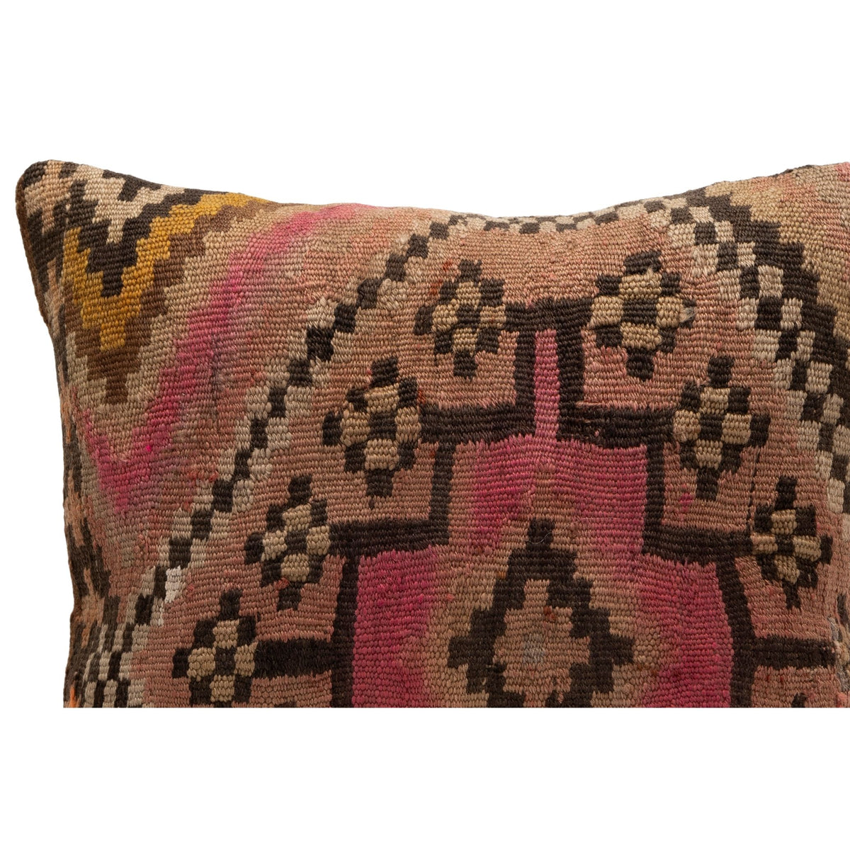 Handmade Kilim Throw Pillow Cover 16" x 16"