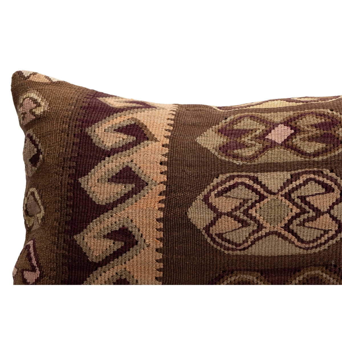 Handmade Oriental Kilim Throw Pillow Case 16" x 24"