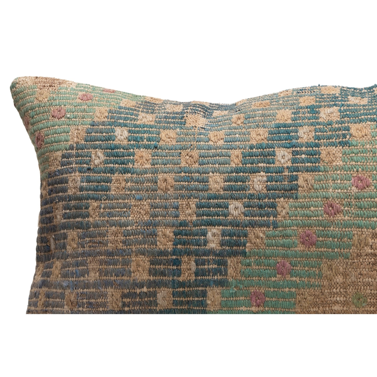 Oriental Geometric Kilim Throw Pillow Case 16" x 24"