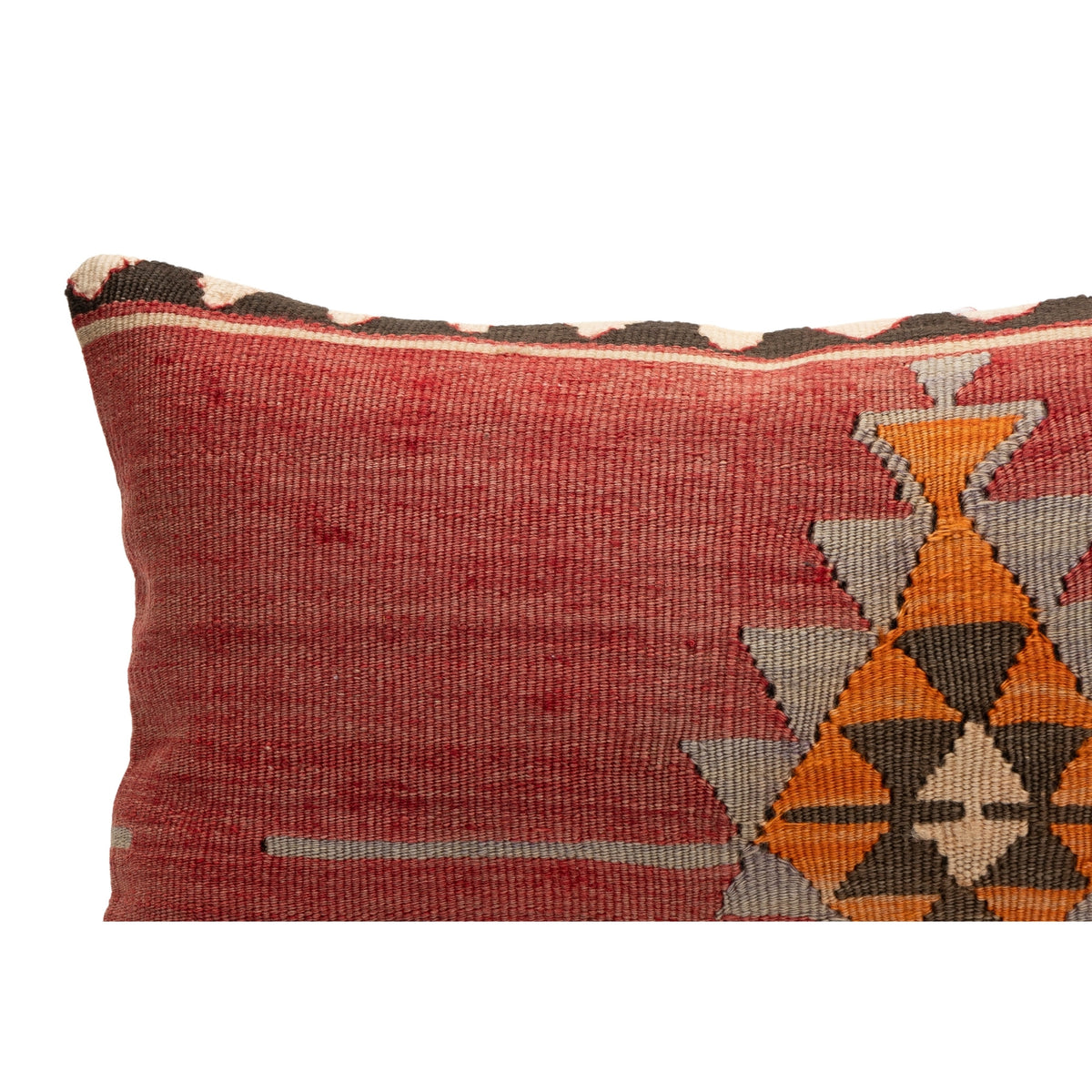 Oriental Ethnic Kilim Pillow Case 12" x 20"