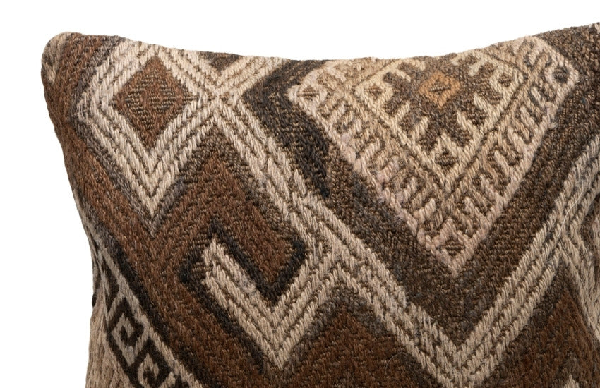 Vintage Kilim Throw Pillow Cover 16" x 16"