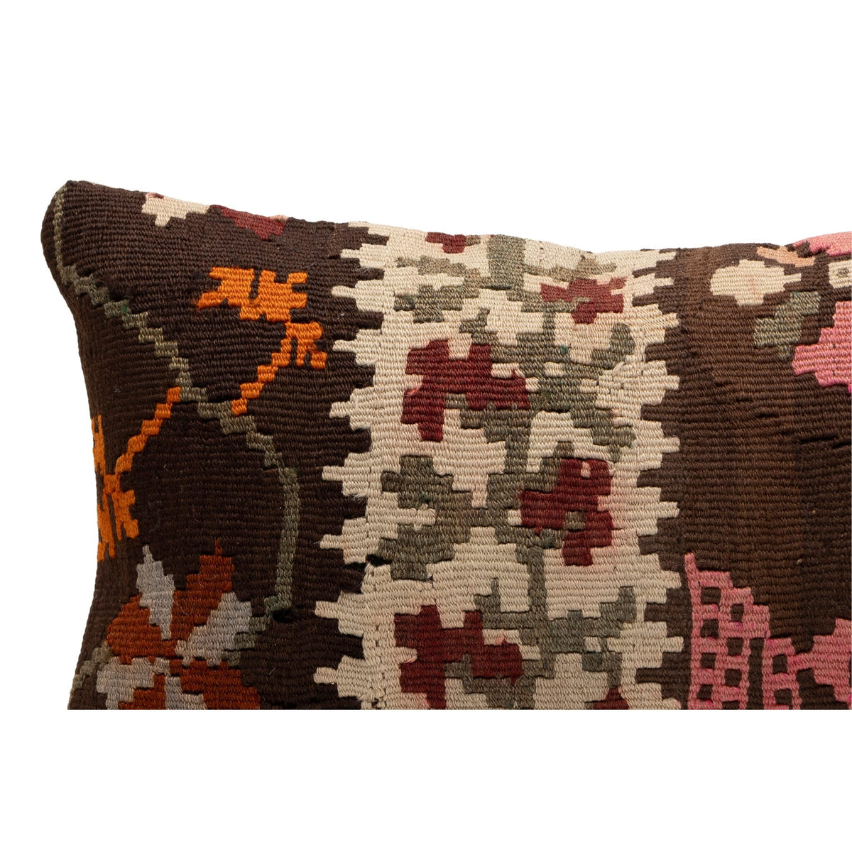 Oriental Kilim Throw Pillow Cover 12" x 20"