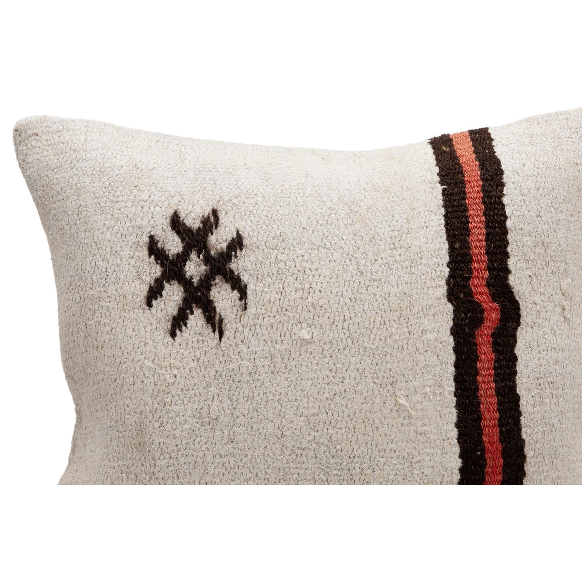 Handwoven Kilim Cushion Pillow Cover 16" x 16"