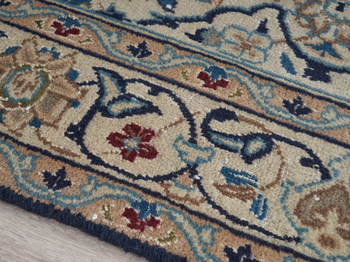 3'8" x 6'9" Oriental Persian Style Blue Rug