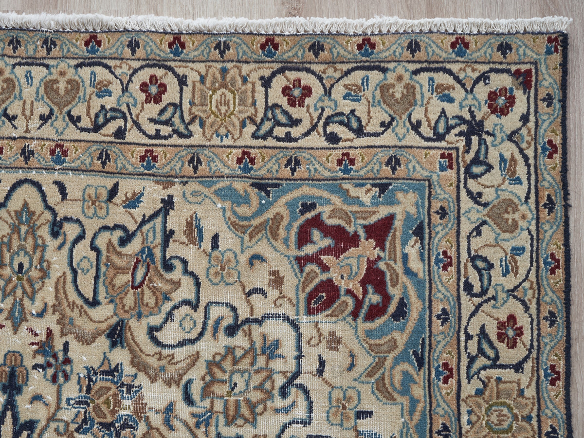 3'8" x 6'9" Oriental Persian Style Blue Rug