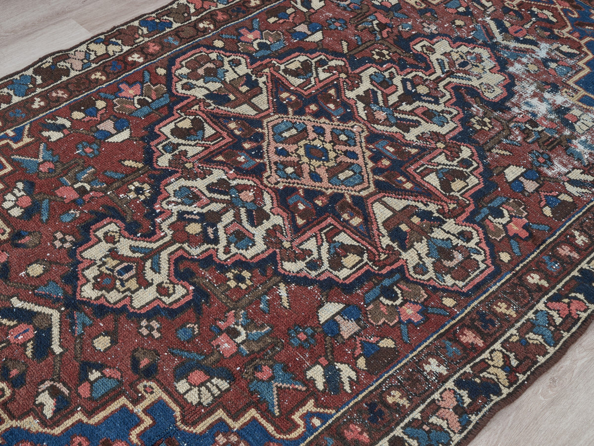 3'11" x 6'7" Vintage Persian Style Rug