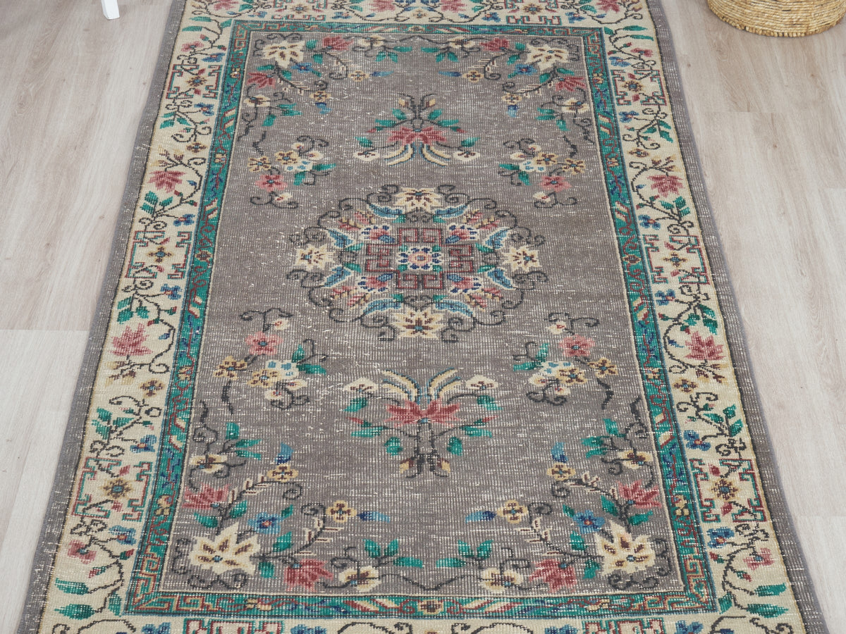 3'9" x 7' Small Turkish Vintage Rug