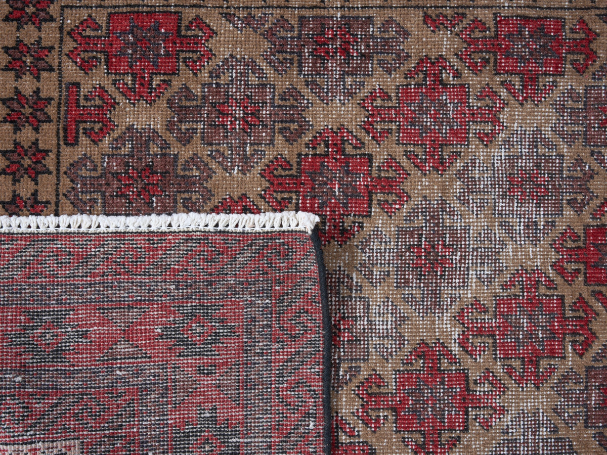 3'2" x 6'8" Handmade Oriental Persian Style Entryway Rug