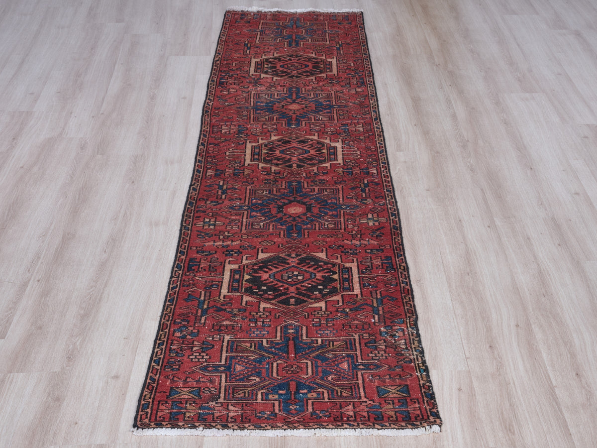 2'2" x 9'7" Oriental Red Persian Style Rug Runner