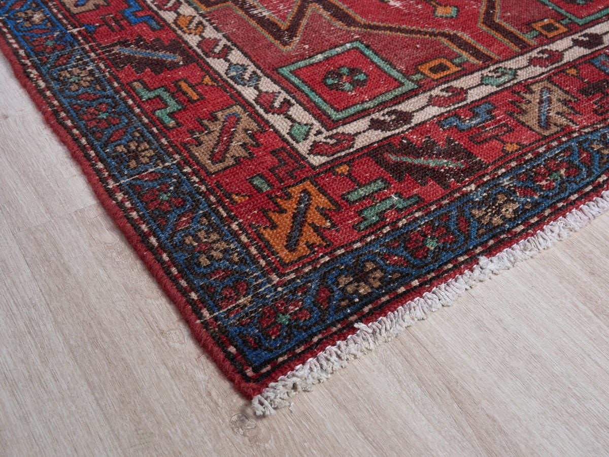 3'2" x 12'6" Oriental Red Persian Style Rug Runner