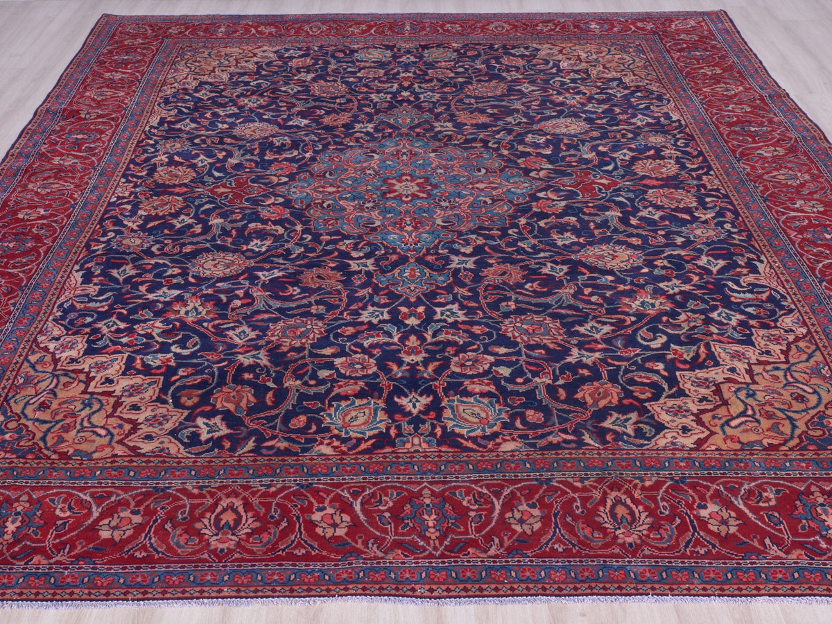 9'5" x 12'11" Handmade Oriental Persian Style Red Rug