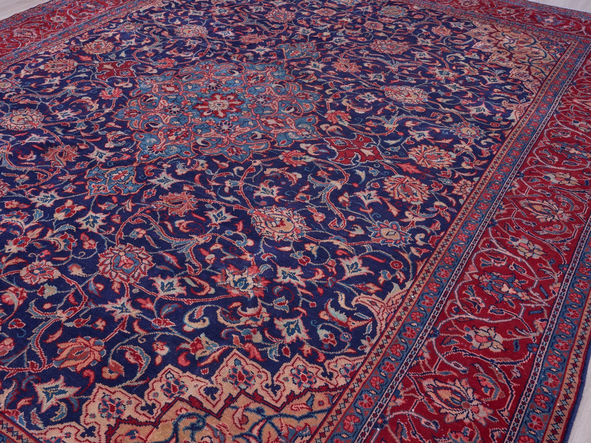 9'5" x 12'11" Handmade Oriental Persian Style Red Rug