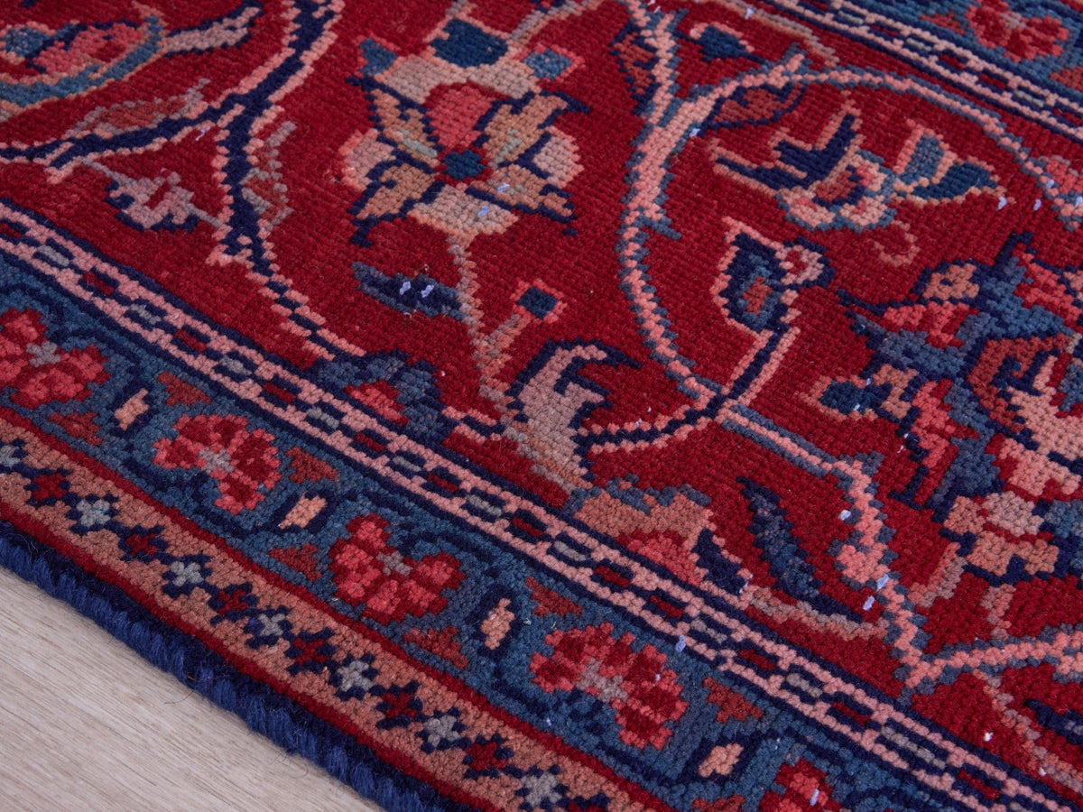 9'5" x 12'11" Handmade Oriental Persian Style Red Rug