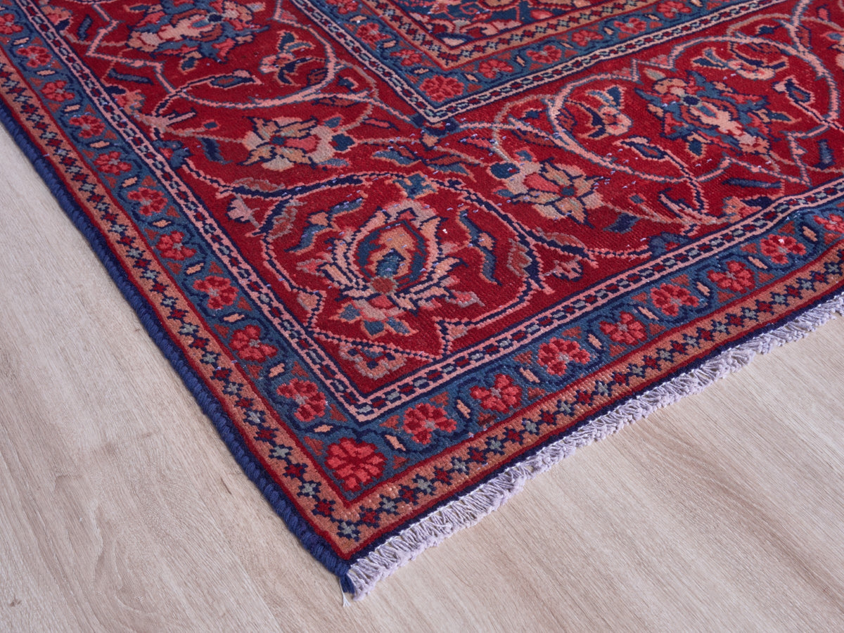 9'5" x 12'11" Handmade Oriental Persian Style Red Rug