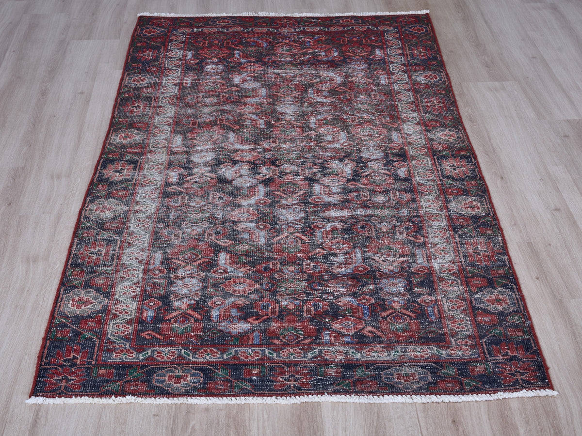 3'7" x 7'2" Vintage Persian Style Rug