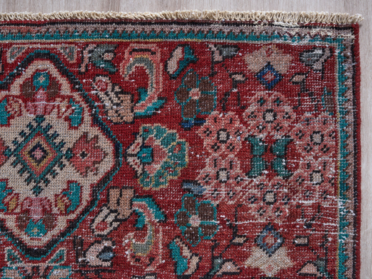 3'5" x 5'7" Oriental Persian Style Red Rug