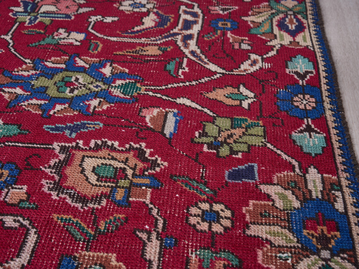 2'2" x 13'9" Oriental Persian Style Long Red Runner Rug