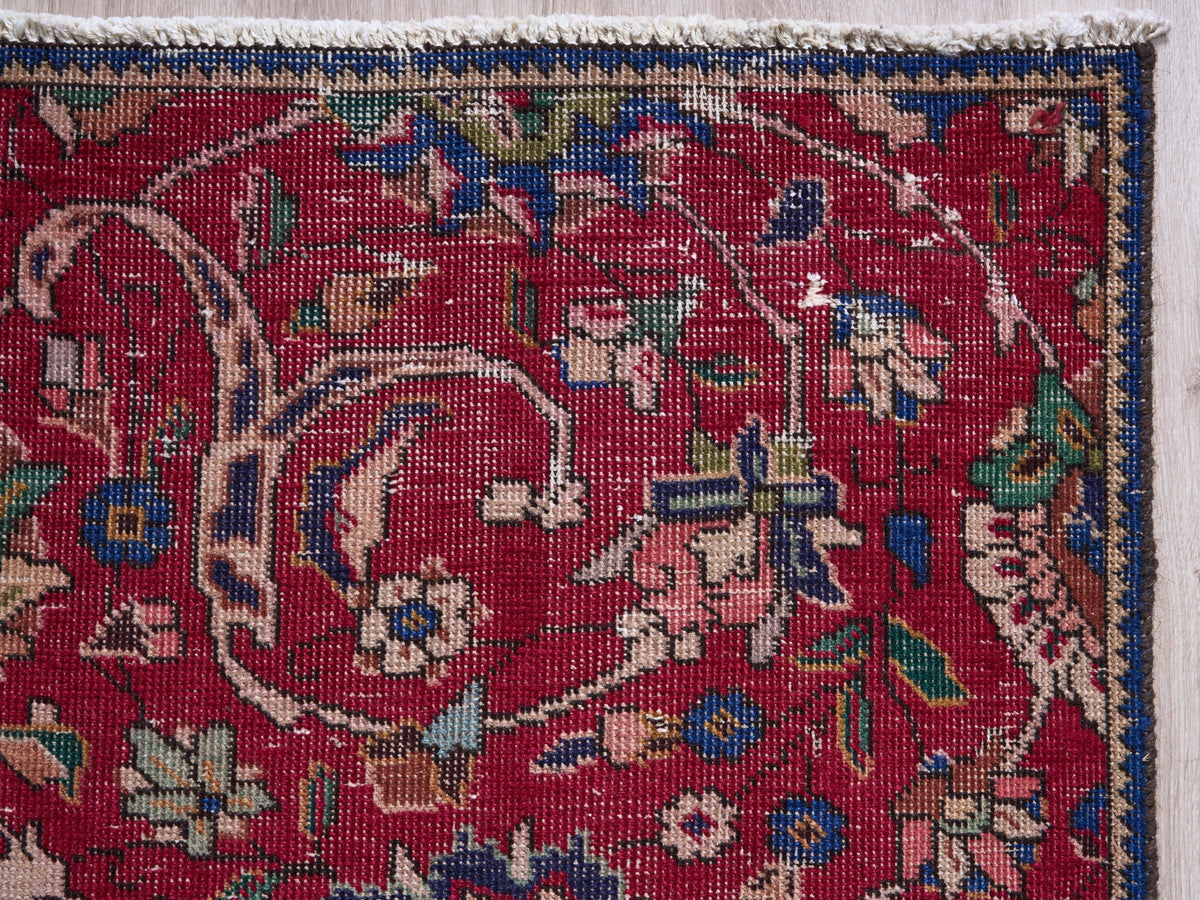 2'2" x 13'9" Oriental Persian Style Long Red Runner Rug