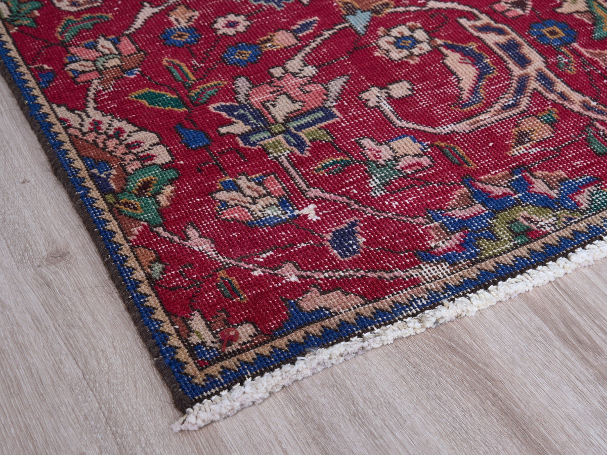 2'2" x 13'9" Oriental Persian Style Long Red Runner Rug