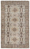 5'6" x 9'1" Neutral Vintage Turkish Rug