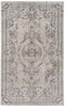 5'7" x 9'4" Vintage Turkish Neutral Rug