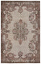 5'9" x 9'1" Vintage Turkish Handwoven Rug