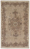 5'3" x 8'8" Vintage Beige Turkish Area Rug