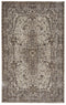 5'5" x 8'10" Vintage Neutral Hand-Knotted Turkish Rug