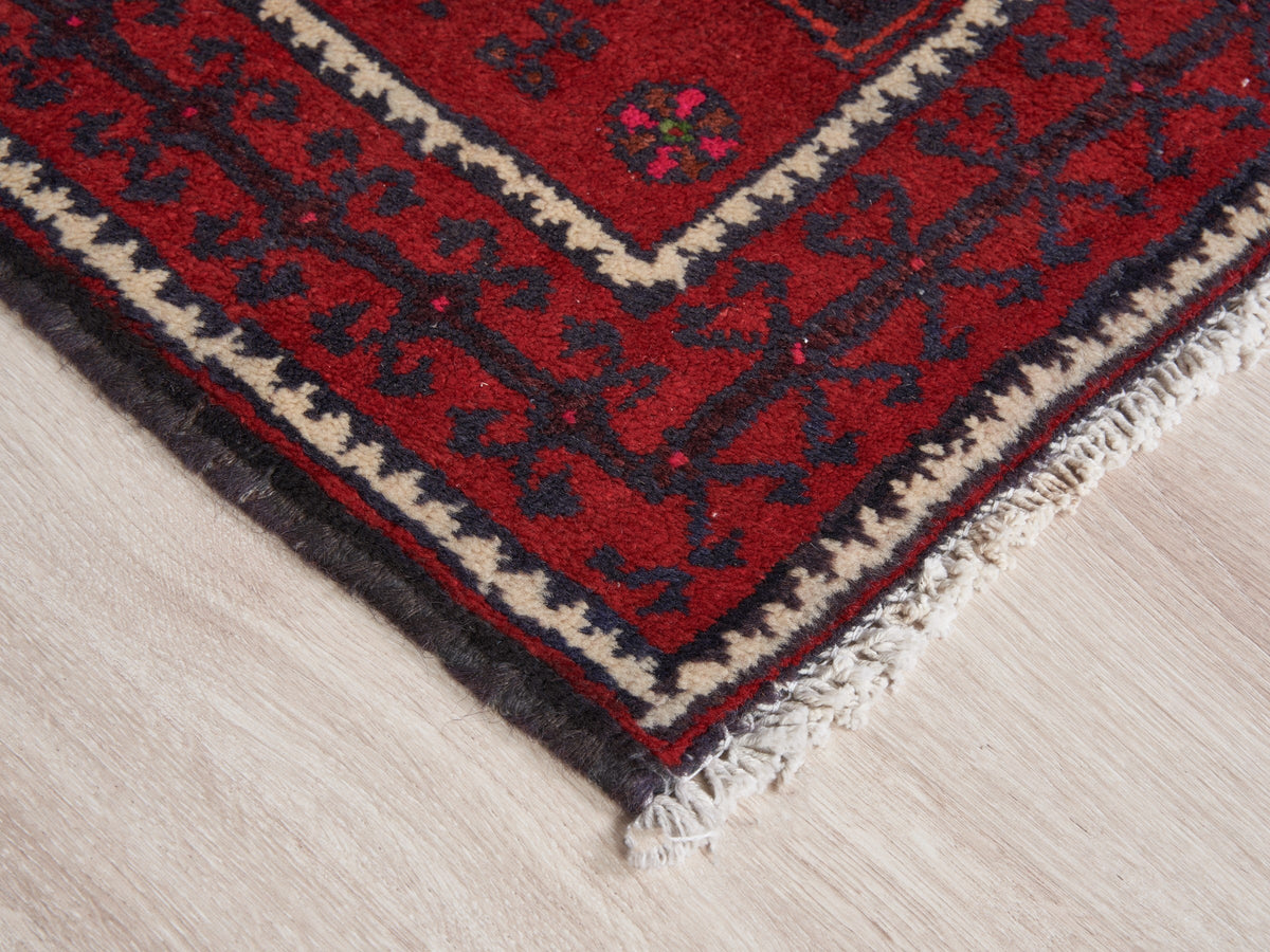 3'5" x 10' Oriental Style Red Persian Runner Rug