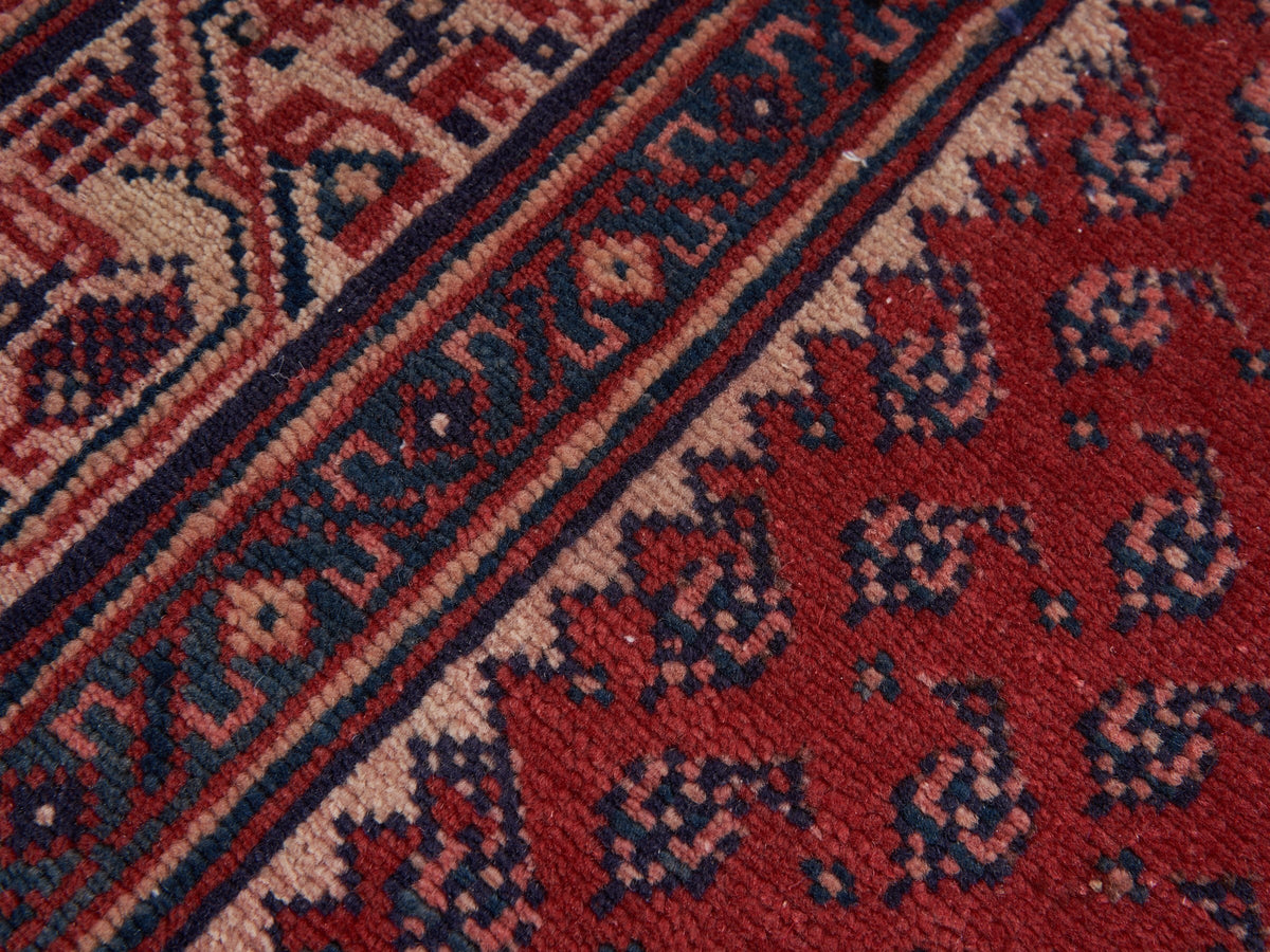 3'6" x 10'5" Oriental Persian Style Red Rug