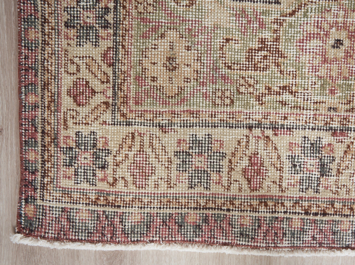 6' x 10'5" Neutral Vintage Turkish Area Rug