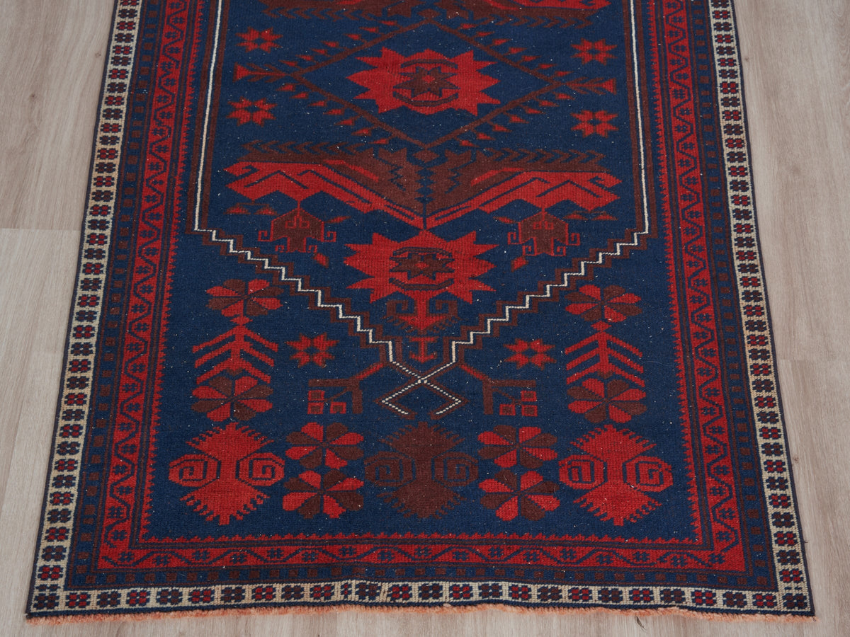 3'3" x 6' Vintage Turkish Small Rug