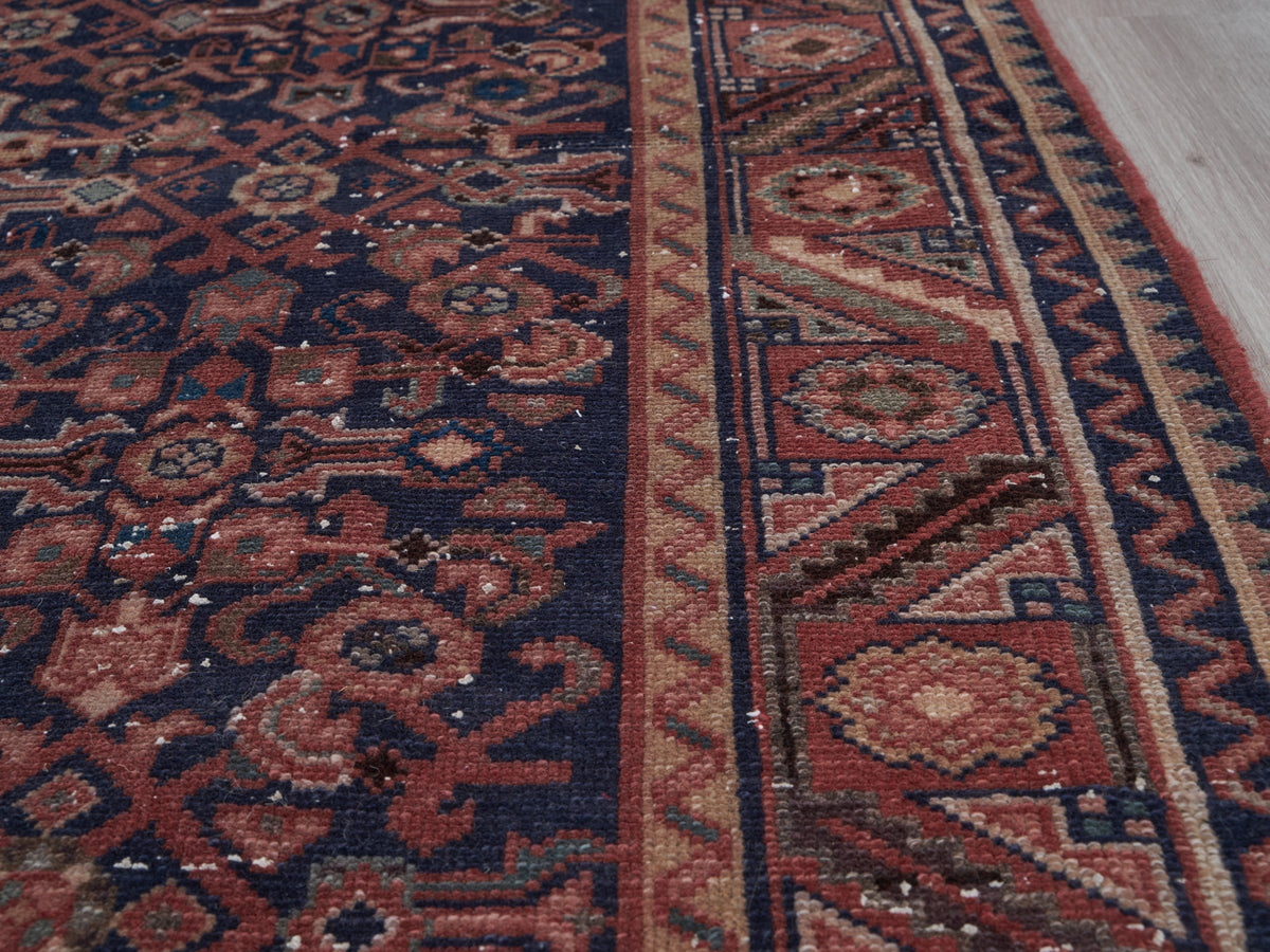 3'7" x 10'2" Handwoven Oriental Persian Style Rug