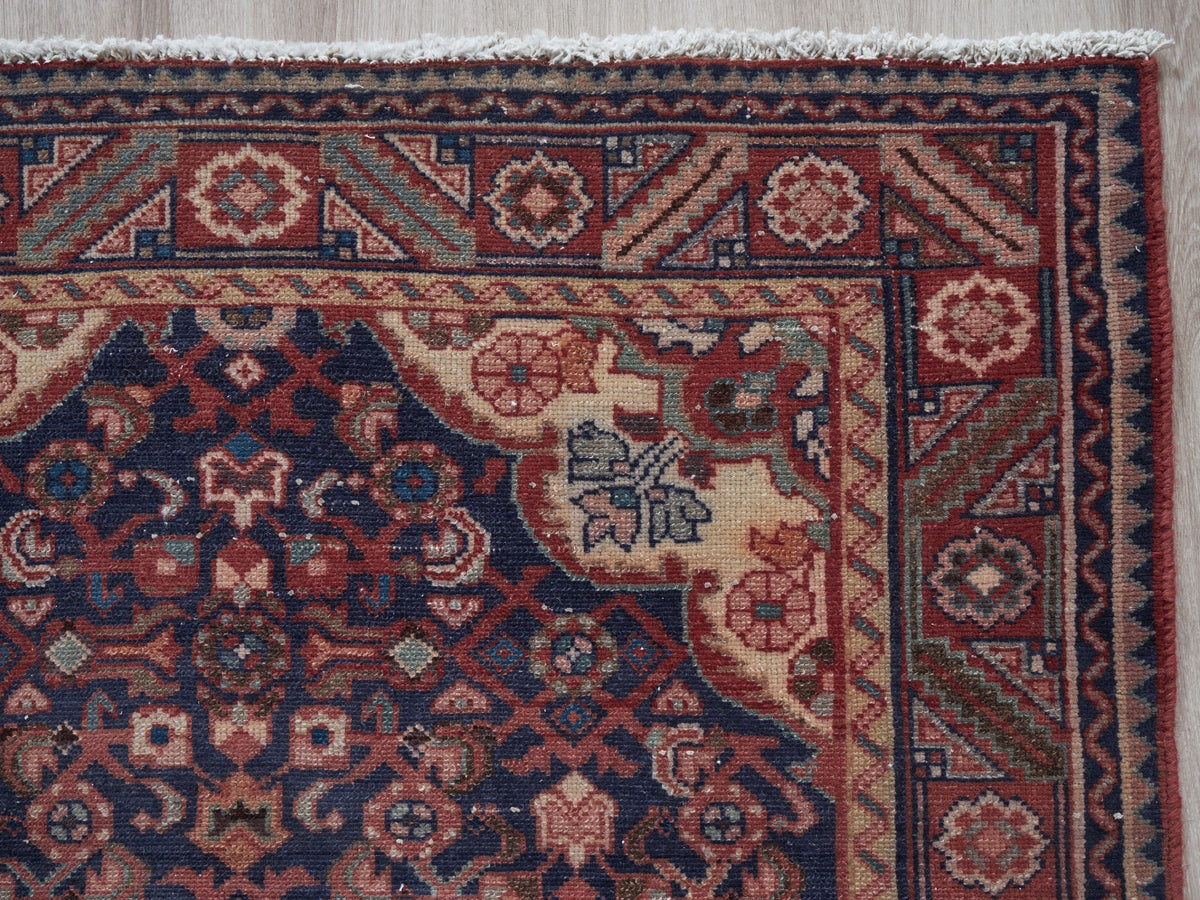 3'7" x 10'2" Handwoven Oriental Persian Style Rug