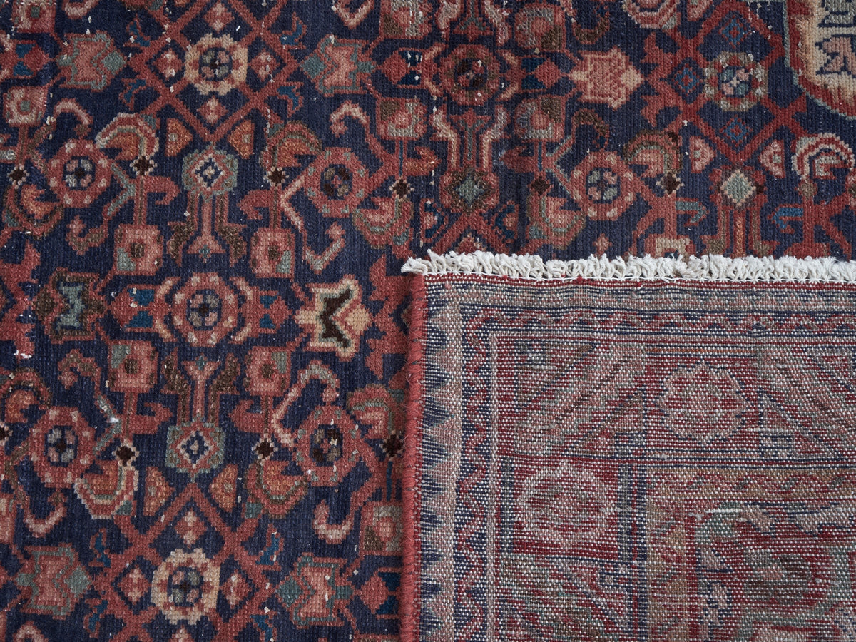 3'7" x 10'2" Handwoven Oriental Persian Style Rug