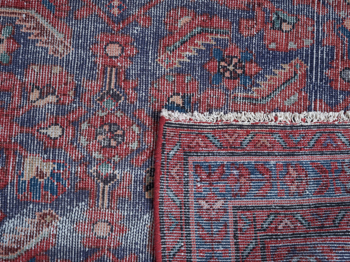 3'5" x 10'2" Vintage Persian Style Runner Rug