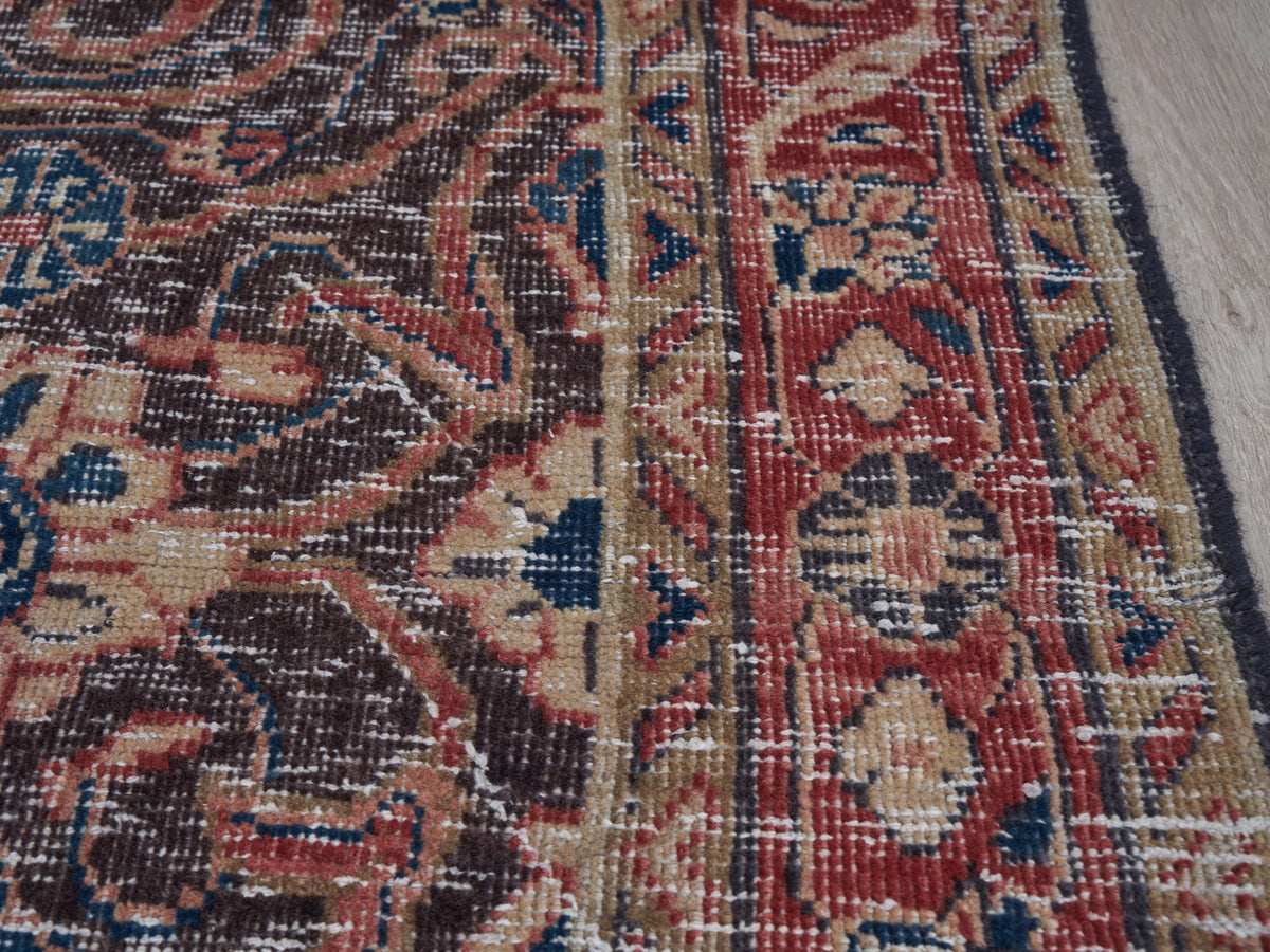 3'6" x 10'2" Vintage Persian Style Handmade Runner Rug