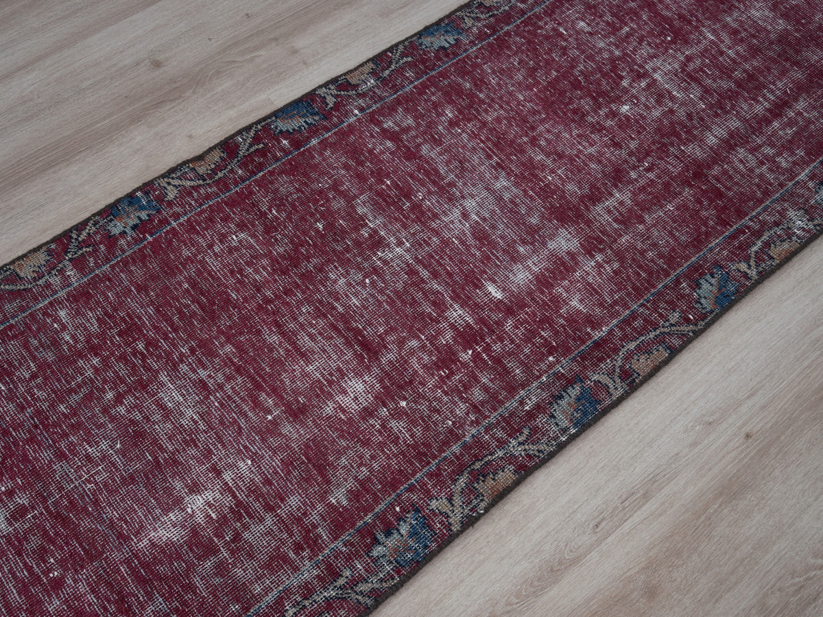 2' x 11'9" Vintage Persian Style Purple Runner Rug