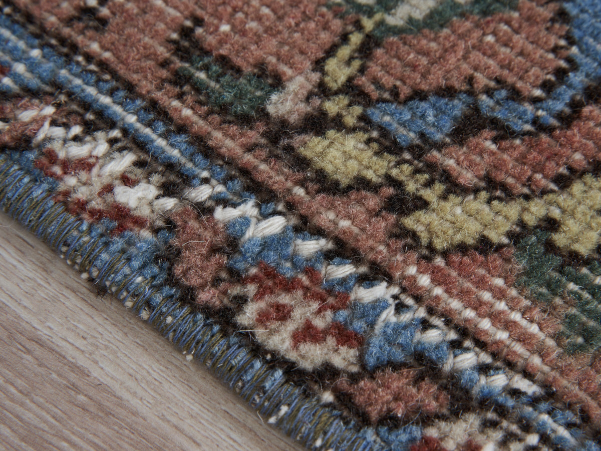 4'2" x 8'4" Vintage Turkish Scatter Rug