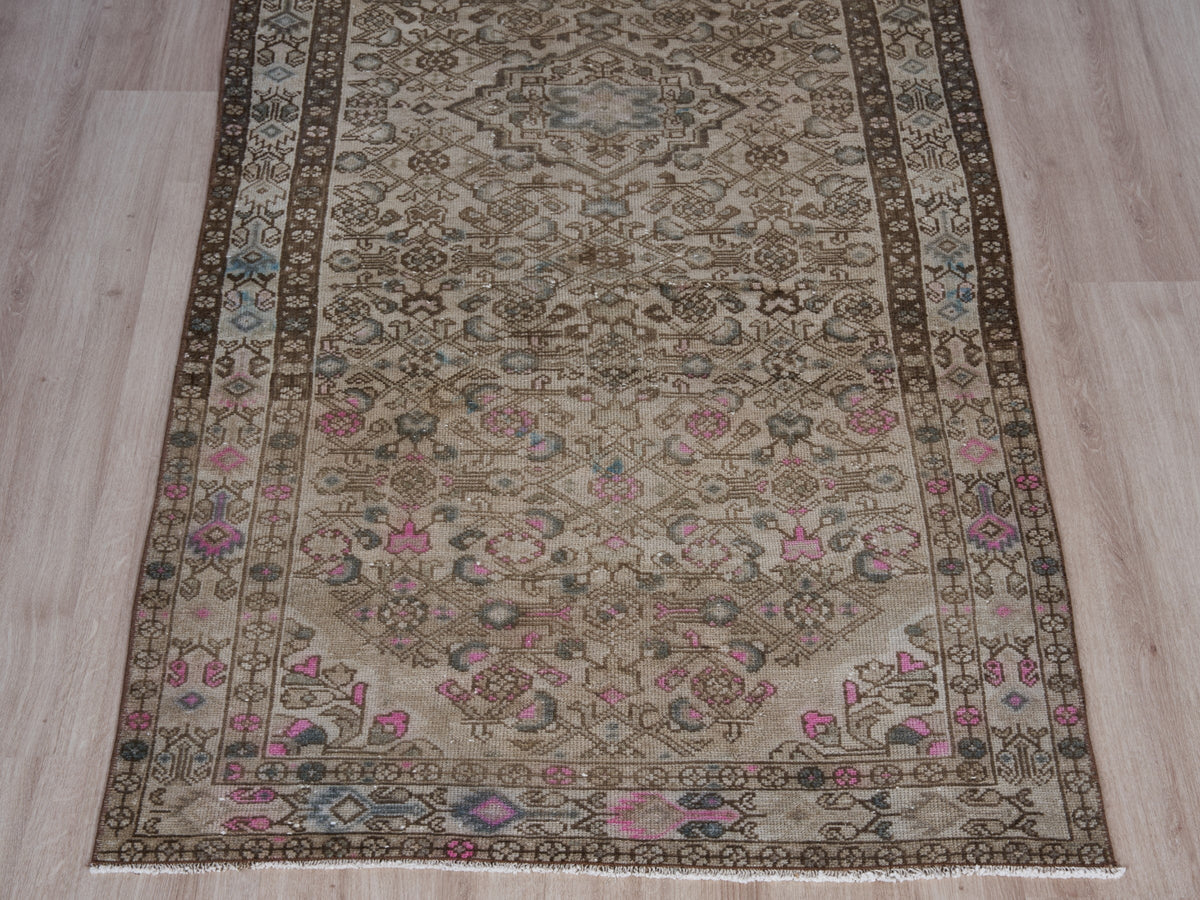 3'7" x 8'9" Oriental Persian Style Runner Rug