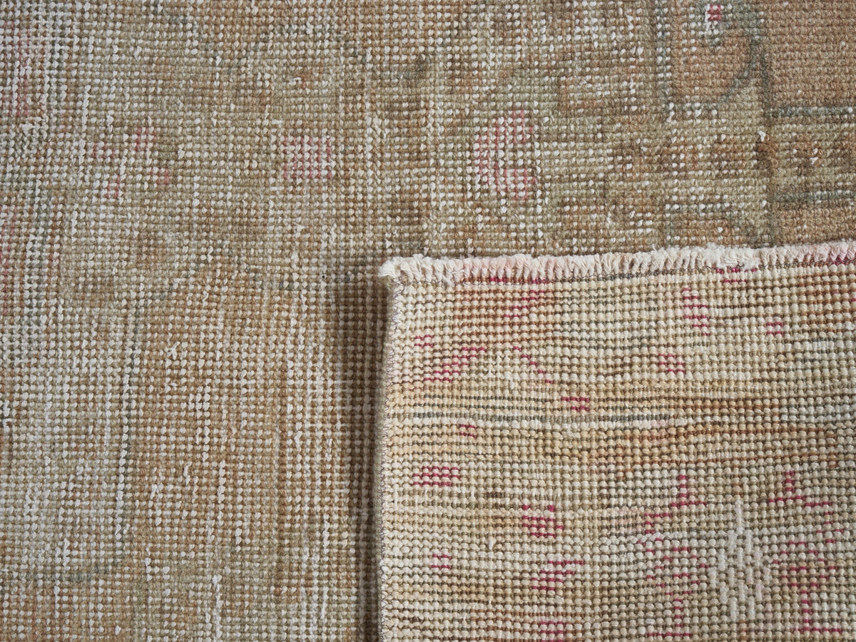 4' x 7'3" Neutral Pink Vintage Turkish Rug